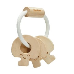 PLANTOYS Natural Baby-Schlusselrassel Rasseln Детские погремушки-погремушки из натуральных ключей
