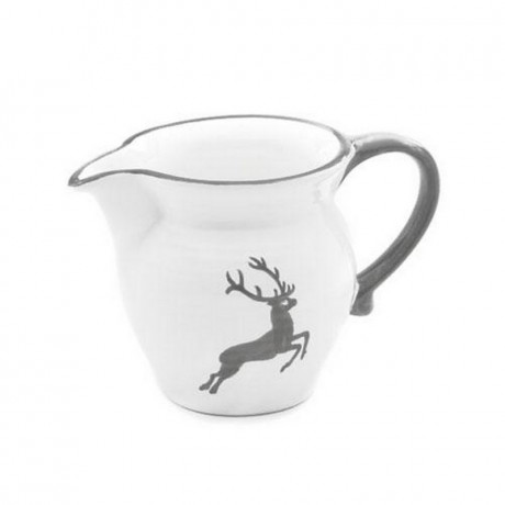 Gmundner Keramik Gmundner Keramik Grauer Hirsch Milchgiesser glatt 0,3 L / h: 9,5 cm Насадка для молока Gmundner Ceramics Grey Deer гладкая 0,3 л / высота: 9,5 см