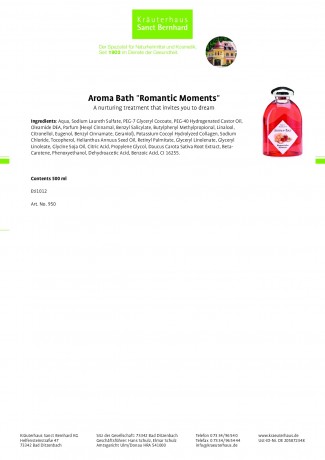 Krauterhaus Sanct Bernhardt Aroma Baths (set of 4)Set of 4