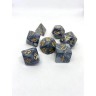 dice4friends 7-tlg. RPG Wurfelset Pearl: Grey\/Gold 7 шт. RPG Dice Set Жемчуг: Серый/Золотой