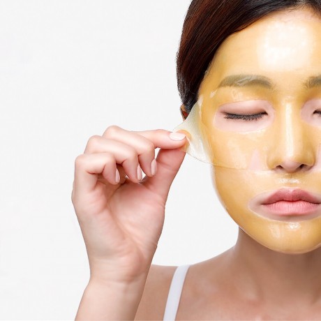 Petitfee Chamomile Lightening Hydrogel Mask Pack Гидрогелевая осветляющая маска с ромашкой