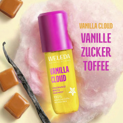 WELEDA Fragrance Body &amp; Hair Mist Vanilla Cloud, 95 ml, Ароматический спрей для тела и волос Vanilla Cloud со сладкими ванильными нотами, 95 мл