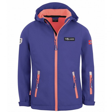 TROLLKIDS Madchen Softshell Jacke Oslofjord Softshelljacken Куртка софтшел для девочек Куртки софтшелл Oslofjord