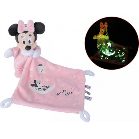Simba Disney Minnie Glow in the Dark Schmusetuch Дисней Минни Светится в темноте Одеяло