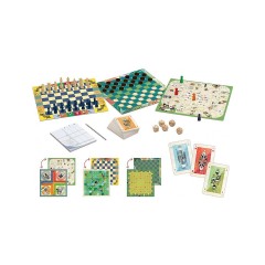 DJECO 15 DJ05219 Familienspiele traditionelle Klassische 20 Spiele 15 DJ05219 Семейные игры Традиционная классика 20 игр