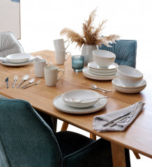 NOVEL Novel Kombiservice 20-tlg. GLOSSY beige Роман комбинированный сервиз 20 шт. ГЛЯНЦЕВЫЙ