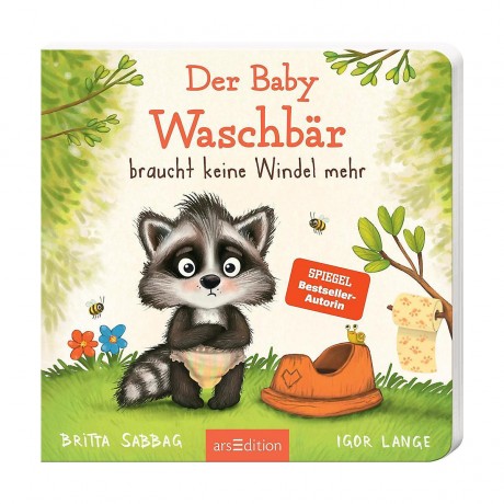 arsEdition Verlag Der kleine Waschbar braucht keine Windel mehr Маленькому моющемуся больше не нужен подгузник