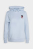 Tommy Hilfiger MONOGRAM HOODIE Hoodie breezy blue ХУДИ С МОНОГРАММОЙ Толстовка с капюшоном свежий синий