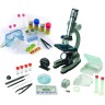Edu-Toys Mikroskop im Handkoffer mit extra Experimentierzubehorpaket Микроскоп в переносном футляре с дополнительным комплектом экспериментальных принадлежностей.