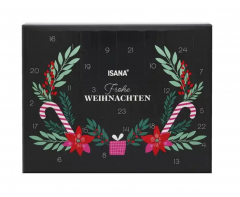 ISANA Adventskalender 2025, ISANA Адвент-календарь косметики 2025 &quot;Счастливого Рождества&quot;, 24 бьюти сюрприза