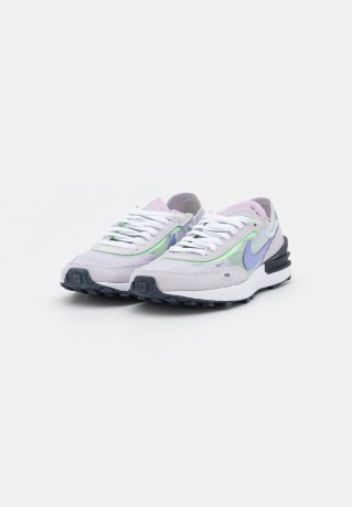 Nike Sportswear WAFFLE ONE Sneaker low football grey/light thistle/dark obsidian/white doll/ghost green WAFFLE ONE кроссовки женские низкие серый футбол/светлый чертополох/темный обсидиан/белая кукла/зеленый призрак
