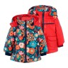 boboli Wende-Steppjacke mit Kapuze Blumen Двусторонняя стеганая куртка с капюшоном и цветами