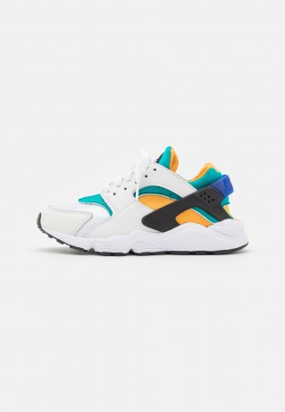 Nike Sportswear AIR HUARACHE UNISEX Sneaker low white/blue/emerald AIR HUARACHE UNISEX Низкие кроссовки женские белый/синий/изумрудный