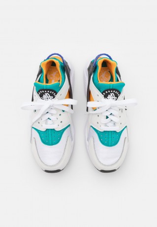 Nike Sportswear AIR HUARACHE UNISEX Sneaker low white/blue/emerald AIR HUARACHE UNISEX Низкие кроссовки женские белый/синий/изумрудный
