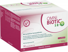 OMNI BIOTIC SR-9 56st х 2 packs, Комплекс бактерий Омни Биотик при стрессах, расстройствах и тревоге: 9 штаммов + Витамины группы В, 56 саше x 2 упаковки (112 саше)
