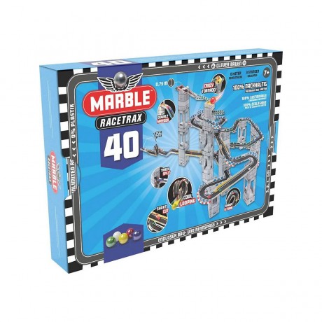 Racetrax Murmel Rennbahn Circuit Set 6 Meter Rennstrecke Racetrax Marble Racetrack Circuit Set 6-метровая гоночная трасса
