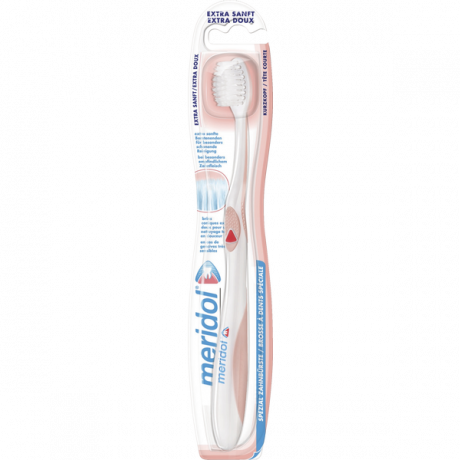 meridol Spezial Kurzkopf Zahnburste extra sanft 2stk, Меридол Зубная щетка	для чувствительных зубов, очень мягкая, 2 шт 