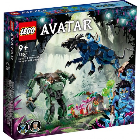 LEGO Avatar: 3er Set: Neytiri und Thanator vs. Quaritch im MPA (75571); 560 Teile + Jakes und Neytiris erster Flug auf einem Banshee (75572); Bau- und Spielset (572 Teile) + Schwebende Berge: Site 26 und Аватар: Набор из 3: Нейтири и Танатор против Куорич