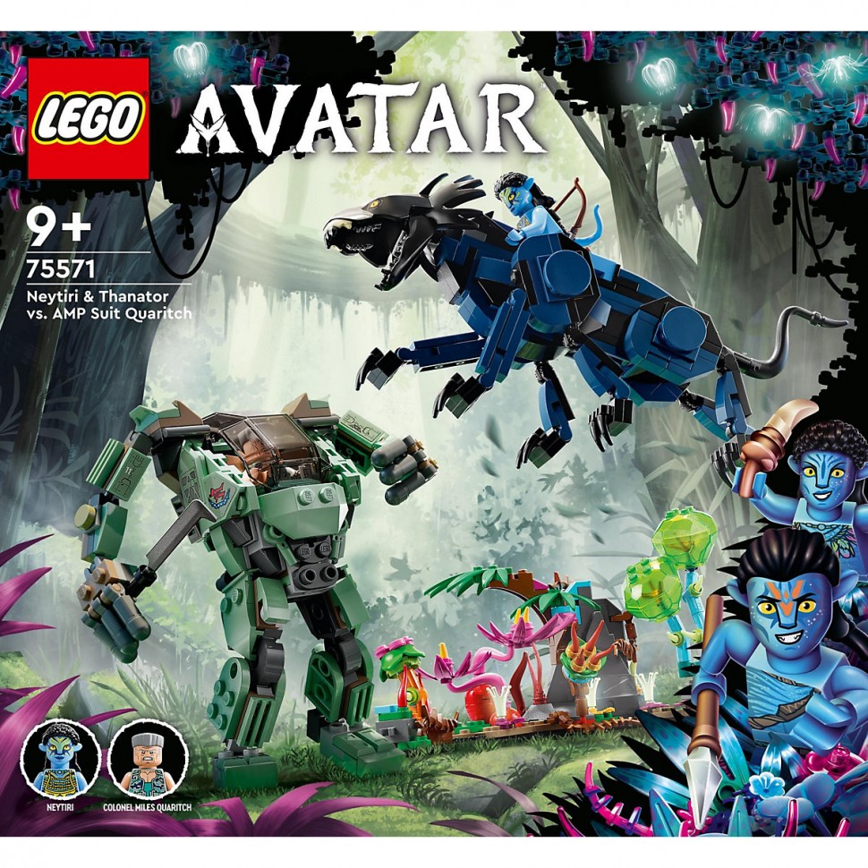 Купить LEGO Avatar: 3er Set: Neytiri und Thanator vs. Quaritch im MPA  (75571); 560 Teile + Jakes und Neytiris erster Flug auf einem Banshee  (75572); Bau- und Spielset (572 Teile) + Schwebende