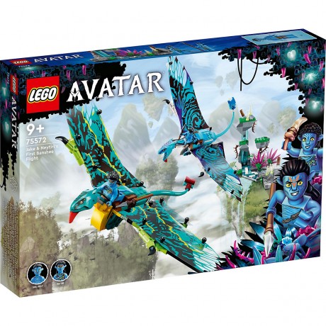 LEGO Avatar: 3er Set: Neytiri und Thanator vs. Quaritch im MPA (75571); 560 Teile + Jakes und Neytiris erster Flug auf einem Banshee (75572); Bau- und Spielset (572 Teile) + Schwebende Berge: Site 26 und Аватар: Набор из 3: Нейтири и Танатор против Куорич