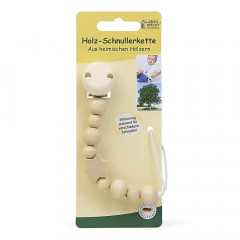 Grunspecht Naturprodukte Holz-Schnullerkette mit Schlaufe  Деревянная цепочка для пустышки с петлей