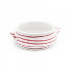 Gmundner Keramik Gmundner Keramik Rotgeflammt Suppenschale 0,37 L / h: 5,9 cm Керамическая суповая тарелка Gmundner с красным пламенем 0,37 л / высота: 5,9 см