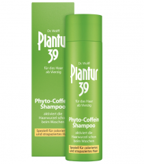 Plantur 39 Shampoo Phyto-Coffein Coloriertes &amp; Strapaziertes Haar, Шампунь Plantur 39 с фито-кофеином, специально для поврежденных и окрашенных волос, 250 мл