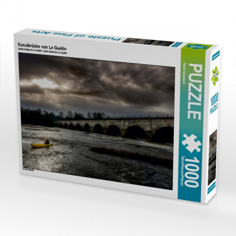 CALVENDO Puzzle CALVENDO Puzzle Kanalbrucke von Le Guetin Пазл CALVENDO Puzzle Мост через канал Le Guetin
