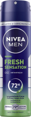 NIVEA MEN Fresh Sensation Anti-Transpirant Spray, 150 ml, Нивеа Мужской антиперспирант спрей, формула INFINIFRESH, стойкий аромат, 72ч защита, 150 мл