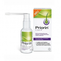 Priorin SET: Shampoo 200ml + Mask 180ml + Liquid spray 50ml, Набор для роста волос и против выпадения: шампунь 200 мл + маска 180 мл + спрей Liquid 50 мл, укрепление и объём, против истончения, для мужчин и женщин