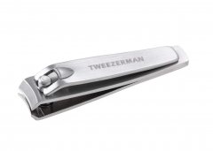 Tweezerman Nagelknipser Combo Clipper Set, Кусачки для ногтей (книпсер), нержавеющая сталь, прямая режущая кромка, серебристый