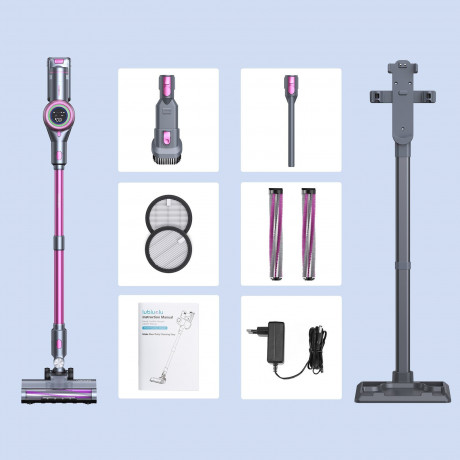 oyajia oyajia Akku-Hand-und Stielstaubsauger Smart 6 in 1 Kabellos Akkusauger 25,9V Ladestation Halterung 2-in-1, 265,00 W, beutellos, 25kPA mit 50 Min. Laufzeit fur Hartboden, Teppich, Tierhaare Grun Беспроводной ручной и стержневой пылесос oyajia Беспр