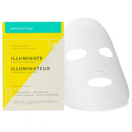 Patchology FlashMasque Illuminate 5 Minute Sheet Mask Maske Masken, 112 мл