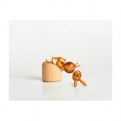 Holzspielzeug Wackelfigur Hase Деревянная игрушка кивая кролик