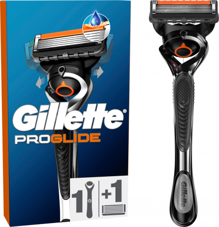 GILLETTE Rasierer, ProGlide, 1 St, Джилетт Набор для бритья ProGlide: станок и 1 сменная кассета, 1 набор
