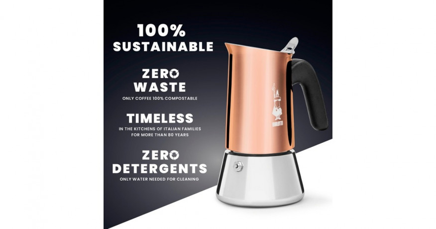 Bialetti Bialetti Venus, Espressomaschine kupfer/silber, 4 Tassen  kupfer, silber Bialetti Venus, кофемашина для эспрессо медь/серебро, 4 чашки