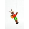 Holzspielzeug Kletterfigur Osterhasin Деревянная игрушка-скалолаз Пасхальный заяц