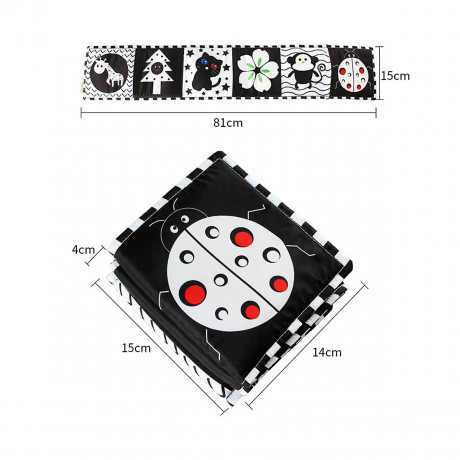 Vetaka Bilderbuch Schwarz Weiss fur Kinder Чёрно-белая книжка с картинками для детей