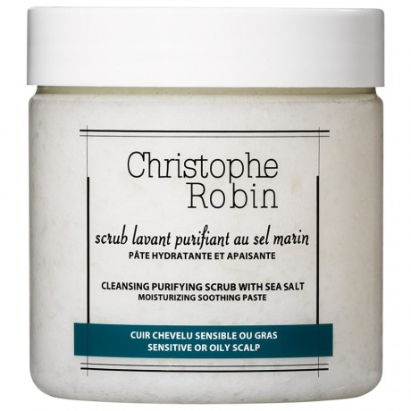 Christophe Robin Cleansing Scrub with Sea Salt Kopfhautpeeling Purifying, 250 мл