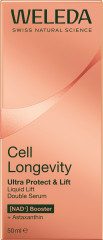 WELEDA Cell Longevity Ultra Protect & Lift Liquid Lift Double Serum, 50 ml, Двухфазная сыворотка для лица Liquid Lift с астаксантином и NAD+ Booster для зрелой кожи, 50 мл