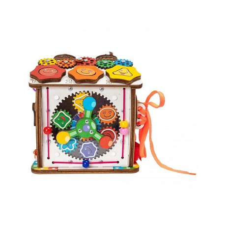 Montessori® Busyhouse mit Beleuchtung kompakt Бизихаус с освещением компактный