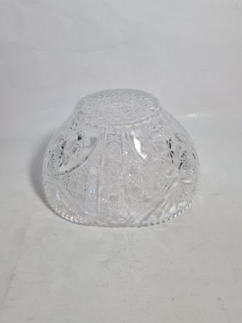 Салатница большая винтажная Im Stil Walther Glas, хрусталь, 23 см, Германия, 1960-70гг.