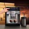 SIEMENS SIEMENS Kaffeevollautomat Kaffeevollautomat EQ.6 plus Milch-Aufschaumduse Doppeltassenfunktion, Kaffeeautomat Cafemaschine Kaffeemaschine mi Mahlwerk Vollautomat Cafe  Полностью автоматическая кофемашина SIEMENS, полностью автоматическая кофемашин