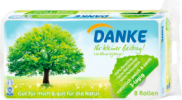 Danke Туалетная бумага перерабатываемый 3-lg, 8x150 Bl, 1200 листов