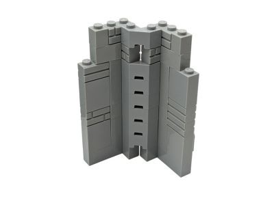 LEGO Lego MOC Mittelalter Mauer und Eckteile Ritter Burg - grau  - 136 Teile - neu Lego MOC средневековые стены и угловые части рыцарского замка - серый - 136 деталей - новый