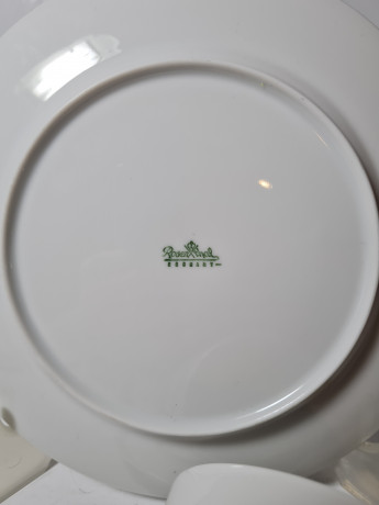 Rosenthal Bavaria, дизайнер Tapio Wirkkala Элегантное винтажное трио с золотым узором, Германия, 1960-70гг.