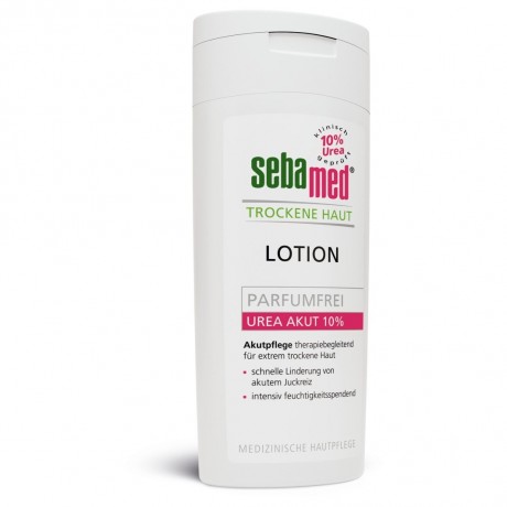 sebamed Trockene Haut Lotion Urea Akut 10 % parfumfrei  Лосьон для сухой кожи с мочевиной острый 10% без запаха