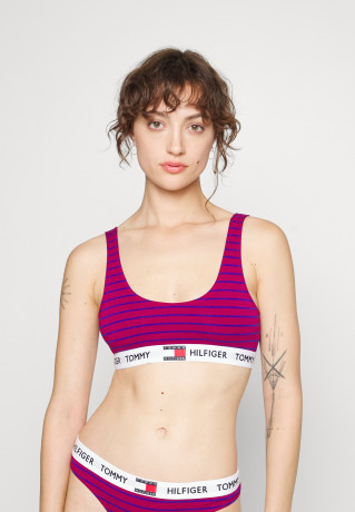 Tommy Hilfiger BRALETTE PRINT Bustier italian wine ПРИНТ БРАЛЕТТ Бюстье итальянское вино