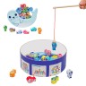 Arkmiido Holz Angelspiel mit 18 magnetische Fische Деревянная рыбалка с 18 магнитными рыбками