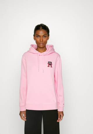 Tommy Hilfiger MONOGRAM HOODIE Hoodie classic pink ХУДИ С МОНОГРАММОЙ Толстовка с капюшоном классический розовый